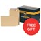 New Guardian Heavyweight C5 Pocket Envelopes / Manilla / Peel & Seal / Pack of 250 / FREE Hand Wash Set
