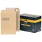 New Guardian C4 Board-backed Envelopes / Window / Peel & Seal / Manilla / Pack of 125 / FREE Hand Wash Set