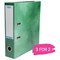 Elba A4 Lever Arch File, 70mm Spine, Green, Buy 2 files Get 1 Free