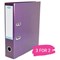 Elba A4 Lever Arch File, 70mm Spine, Metallic Purple, Buy 2 files Get 1 Free