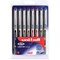 Uni-ball Jetstream RT Rollerball Pen, 1.0mm Tip, Black, Pack of 12, Free Pens