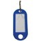 5 Star Key Fob, Blue, 50x22mm, Pack of 100