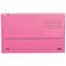 Elba Document Wallets Half Flap, 285gsm, Foolscap, Pink, Pack of 50