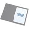 Elba Square Cut Folders / 290gsm / Foolscap / Grey / Pack of 100