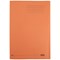 Elba Square Cut Folders, 290gsm, Foolscap, Orange, Pack of 100