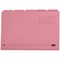 Elba Tabbed Folders, 250gsm, Set of 5, Foolscap, Pink, Pack of 20