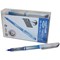 Uni-ball UB-187S Eye Needle Pen Stainless Steel Point / Fine / 0.5mm Line / Blue / Pack of 12 + 2 FREE