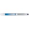 Uni-ball UB-187S Eye Needle Pen Stainless Steel Point / Fine / 0.5mm Line / Blue / Pack of 12 + 2 FREE