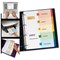 Avery ReadyIndex Dividers, 1-20, Multicoloured Mylar Tabs, A4, White