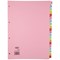 Elba Index Dividers, A-Z, Multicolour Tabs, A4, Multicolour