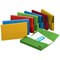 Elba A4 Document Wallets Half Flap, 285gsm, Assorted, Pack of 50