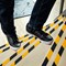 Durable Duraline Grip Floor Marking Tape, 25mm, Yellow and Black