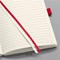 Sigel Conceptum Soft Cover Leather Look Notebook / A4 / Ruled / 194 Pages / Red