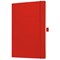 Sigel Conceptum Soft Cover Leather Look Notebook / A5 / Ruled / 194 Pages / Red
