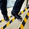 Durable Duraline Grip Floor Marking Tape, 50mm, Yellow and Black