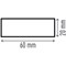Durable Surface Protection Profile S20, 1 Metre