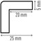 Durable Magnetic Corner Profile C20