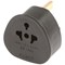 Travel Adaptor European USA & Australian to UK - Black