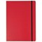 Black n' Red Casebound Notebook / Red / A5 / Ruled & Numbered / 144 Pages