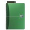 Oxford Metallics Wirebound Notebook / A4 / Ruled / 180 Pages / Green / Pack of 5