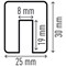Durable Edge Protection Profile E8, 1 Metre