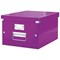Leitz WOW Click & Store Storage Box / Medium / A4 / Purple