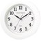 5 Star Wall Clock Plastic 12 Hour Dial Diameter 250mm White