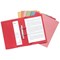 Guildhall Pocket Transfer Files, 420gsm, Foolscap, Red, Pack of 25