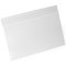 Durable A4 Document Sleeve with Fold, Extra Hard, Landscape, Pack of 10