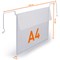 Durable Wire Hanger Pocket with flap, A4 Landscape, Pack of 50