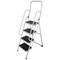 Metal Step ladder with Handrail - 4 Step