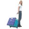 Folding Container Trolley - Blue/Green
