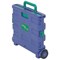 Folding Shopping Cart Lid - Blue/Green