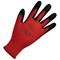 Polyco Safety Gloves, Light-duty, Level 1, Large, Red & Black, Pair