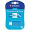 Verbatim Pinstripe USB Drive, 16GB, Blue