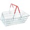 Red Wire Baskets, 21L Capacity, Mobile Storage Plinth, Pack of 20