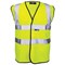 Hi-Visibility Vest, XXL, Yellow