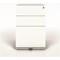 Sonix 3 Drawer Tall Under Desk Filing Pedestal / 565mm Deep / White