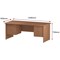 Trexus 1800mm Rectangular Desk, Panel Legs, 2 Pedestals, Beech