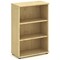 Trexus Medium Bookcase, 2 Shelves, 1200mm High, Maple