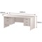 Trexus 1800mm Rectangular Desk, Panel Legs, 2 Pedestals, White