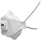 3M Aura FFP3V Flat-fold Particulate Respirator, White, Pack of 10