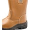 Click Footwear Lined Rigger Boots, Scuff Cap, PU/Leather, Size 8, Tan
