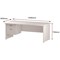 Trexus 1800mm Rectangular Desk, Panel Legs, 2 Drawer Pedestal, White