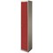 Bisley 1 Door Steel Locker / Depth 305mm / Grey Shell & Red Door