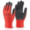 Click 2000 Multi Purpose Latex Poly Glove, Medium, Black, Pack of 100