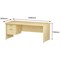 Trexus 1800mm Rectangular Desk, Panel Legs, 2 Drawer Pedestal, Maple