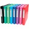 Iderama Elastic Filing Boxes, 40mm Spine, A4, Assorted, Pack of 8
