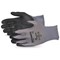 Superior Glove Dexterity Glove, Black Widow Grip, High Abrasion, Large, Black