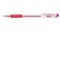 Pentel Hybrid Gel Rollerball Pen, Red, Pack of 12